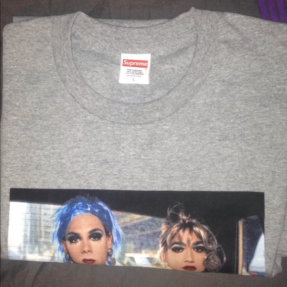 Supreme golden seat collab shirt